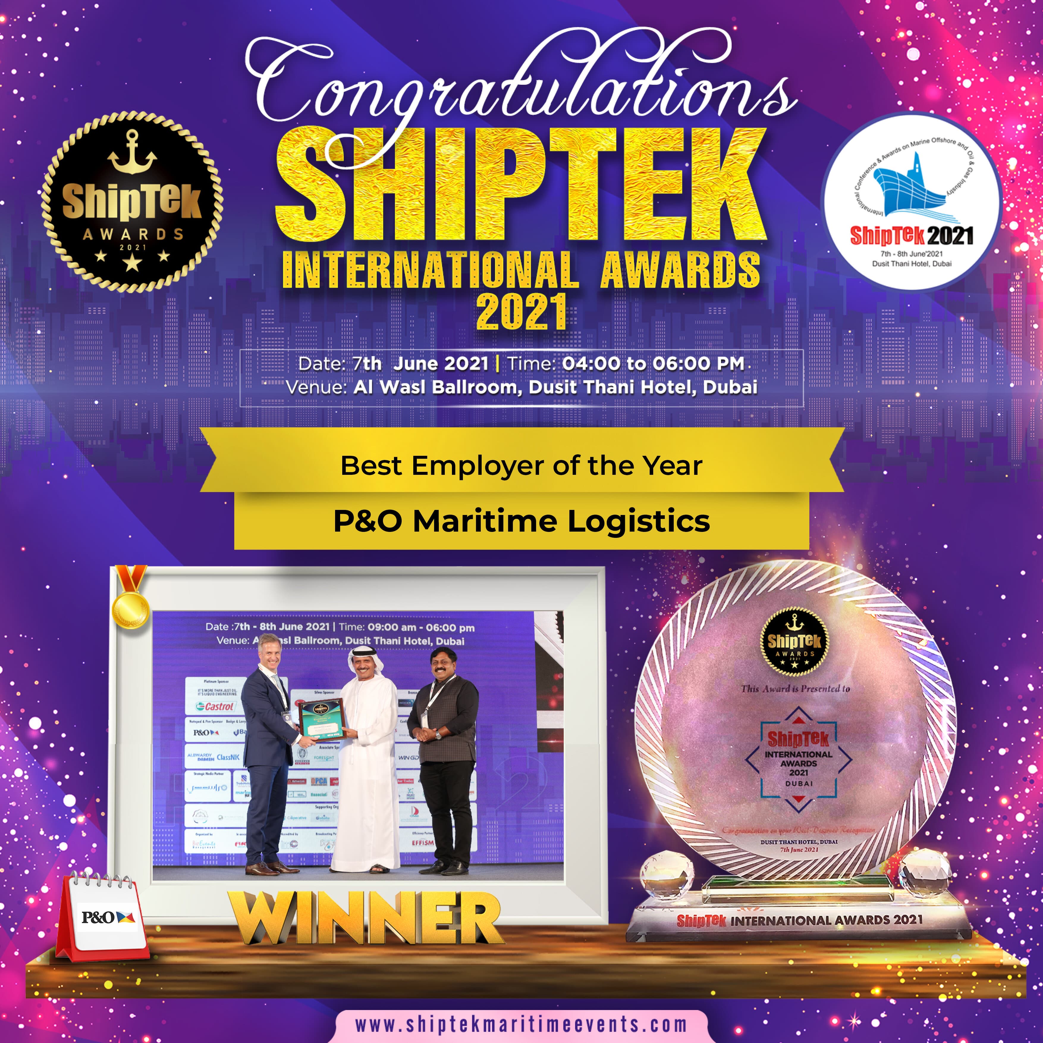 ShipTek2021 Winners